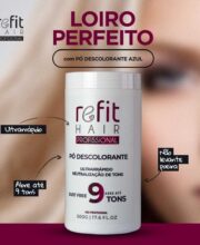 Pó Descolorante Azul Refit Hair de 500g
